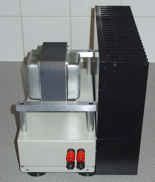 75 Watt Amp Prototype Side View
